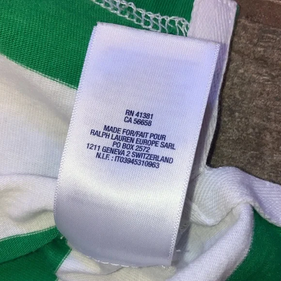 POLO BY RALPH LAUREN Striped Cotton Short-Sleeve Rugby Shirt - Picture 4 of 6